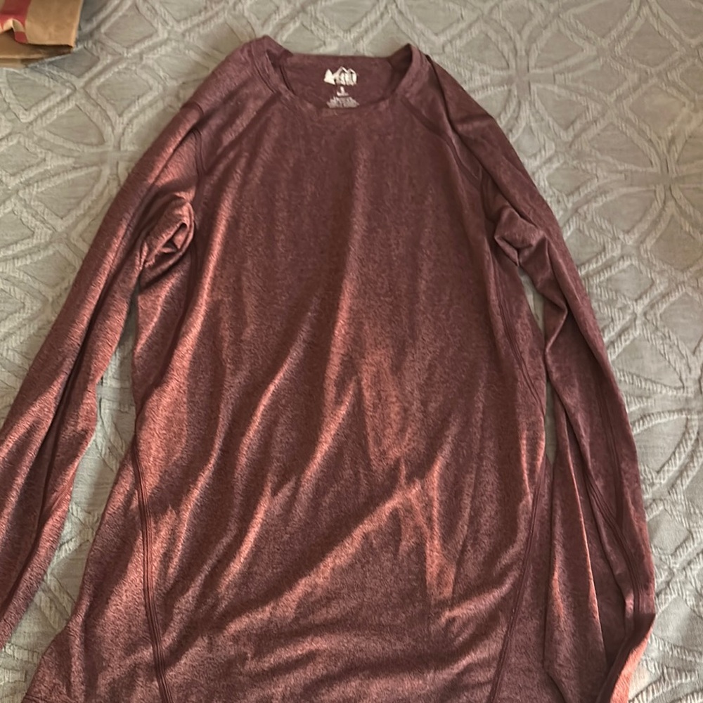 REI Women's Long Sleeve Tee - Maroon